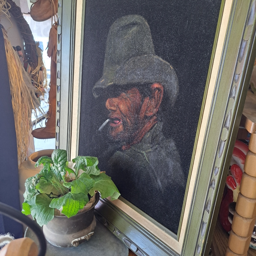 Vintage western on velvet